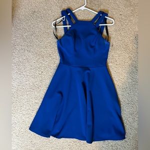 Blue dress